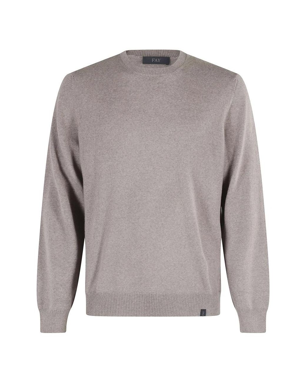 Fay Gray Round-Neck Knitwear for men