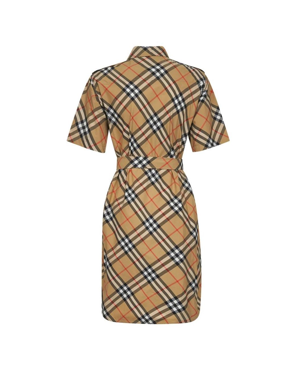 Burberry Natural Shirt Dresses