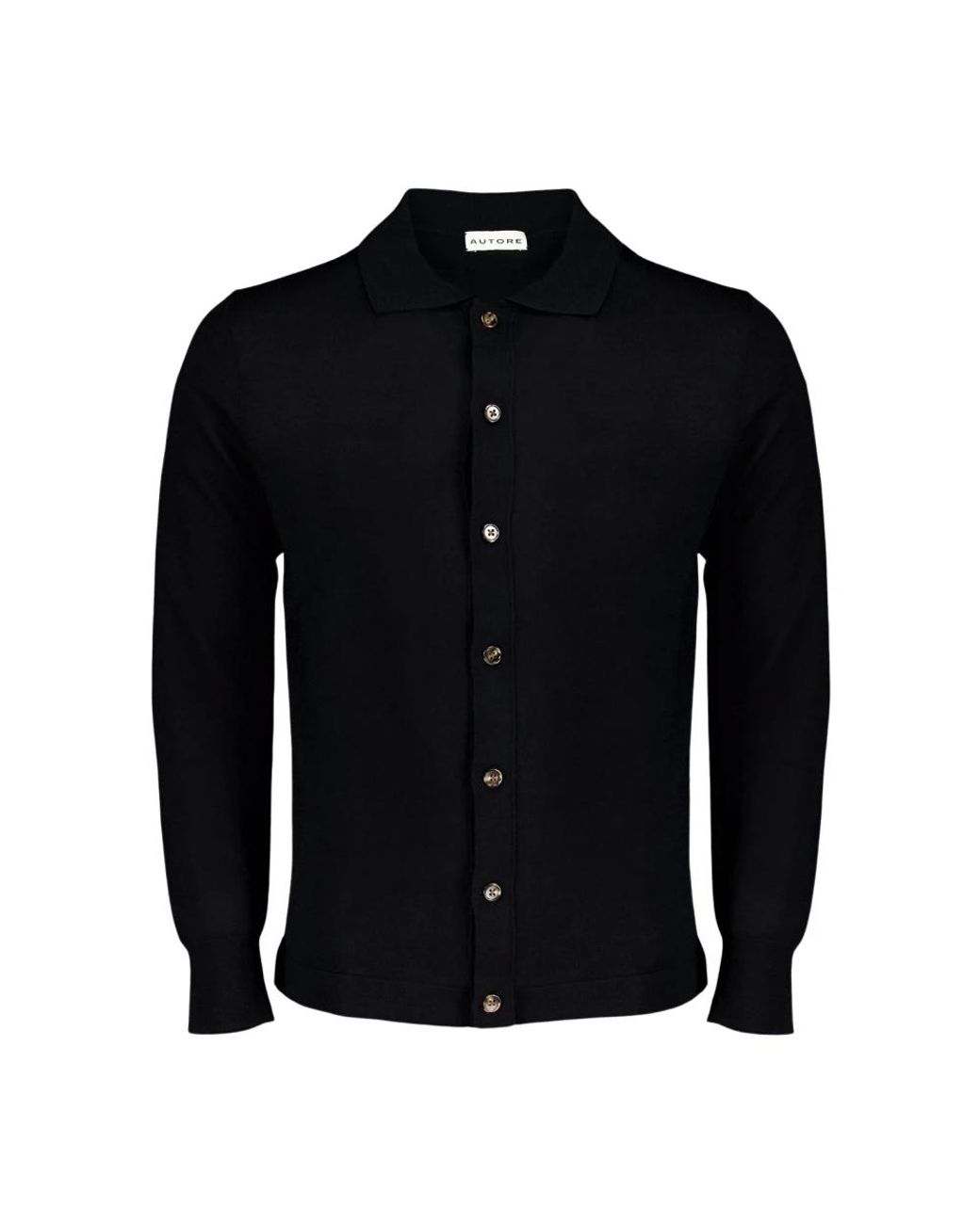 Cardigans AUTORE de hombre de color Black