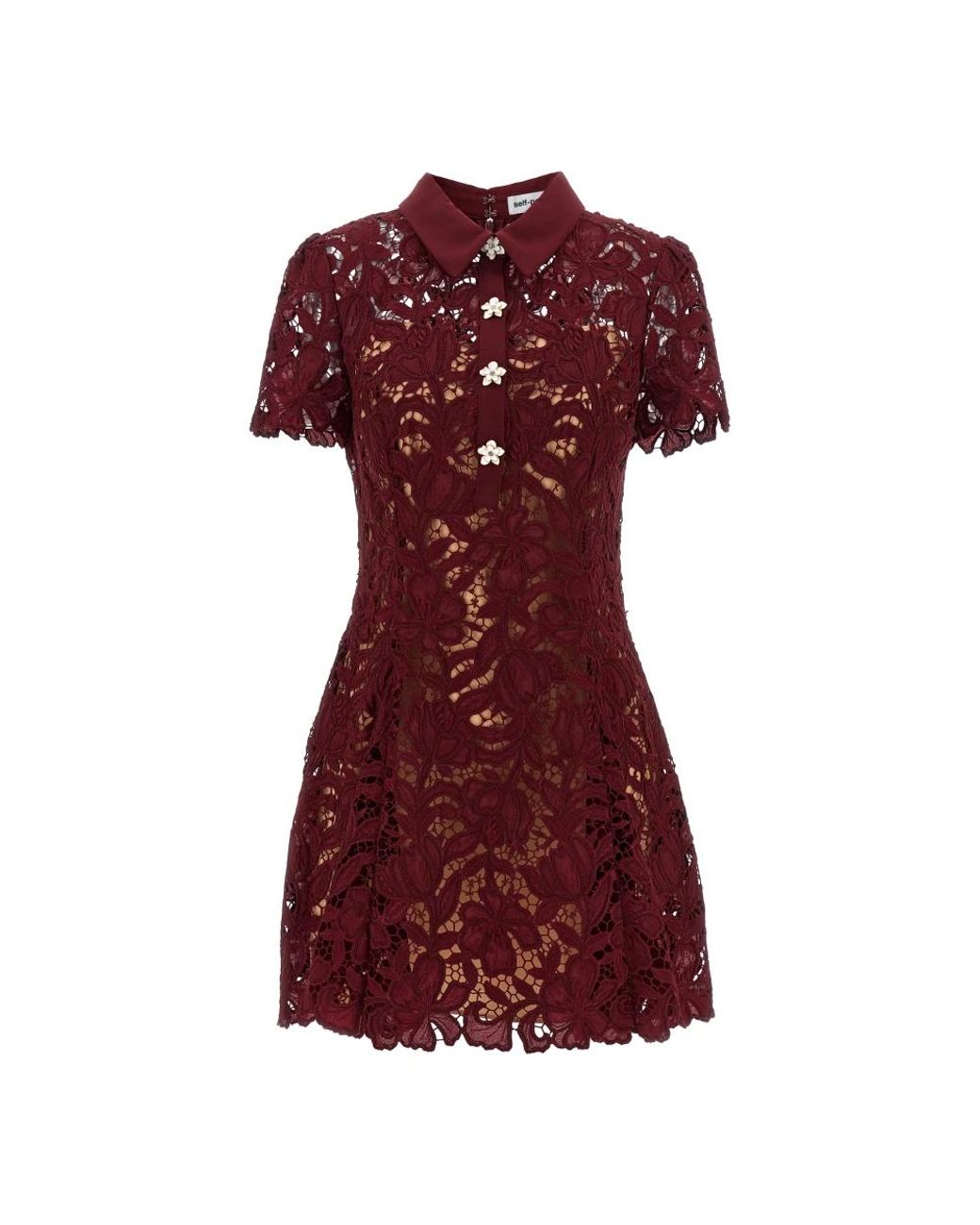 Self-Portrait Red Short Dresses
