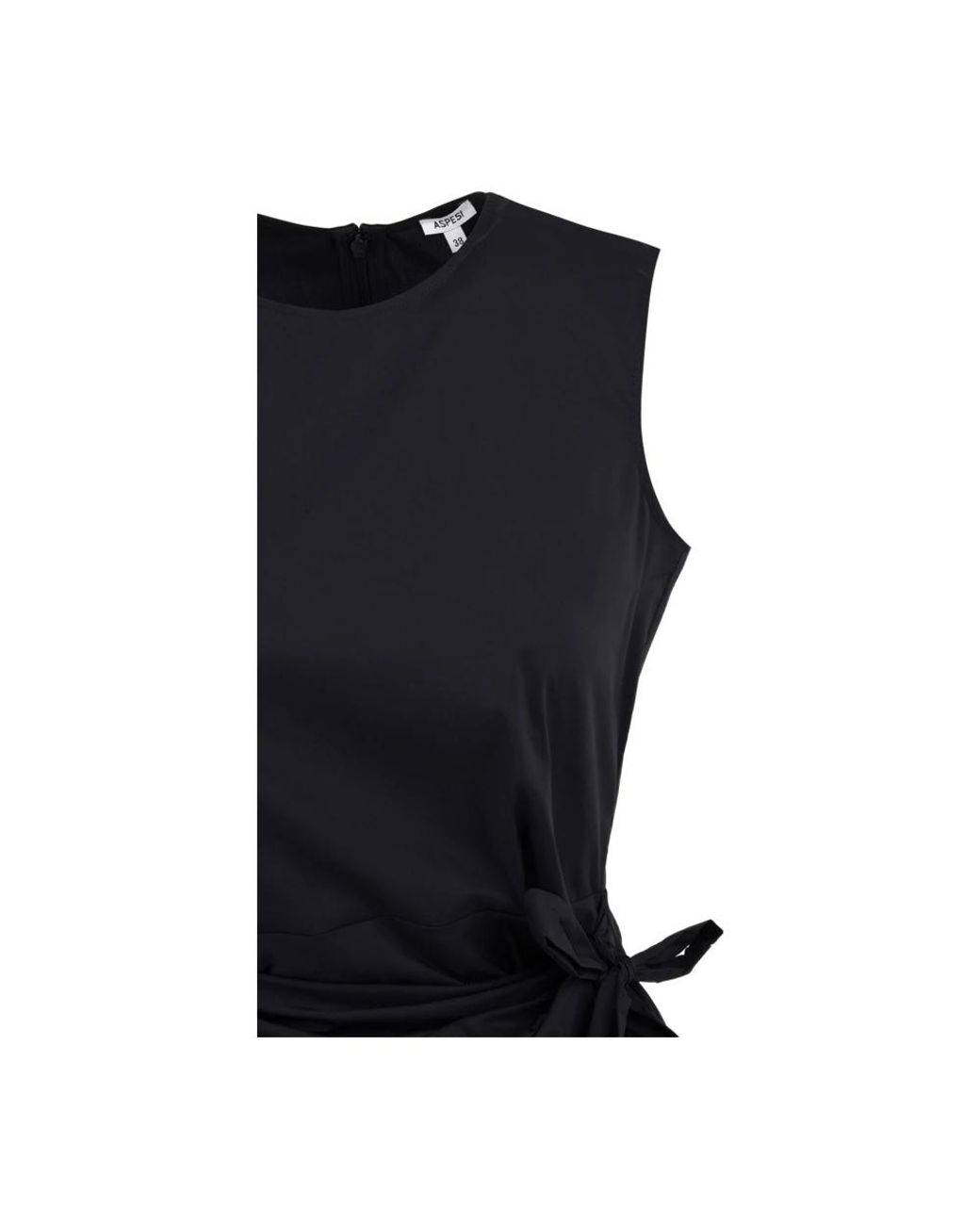 Aspesi Black Wrap Dresses
