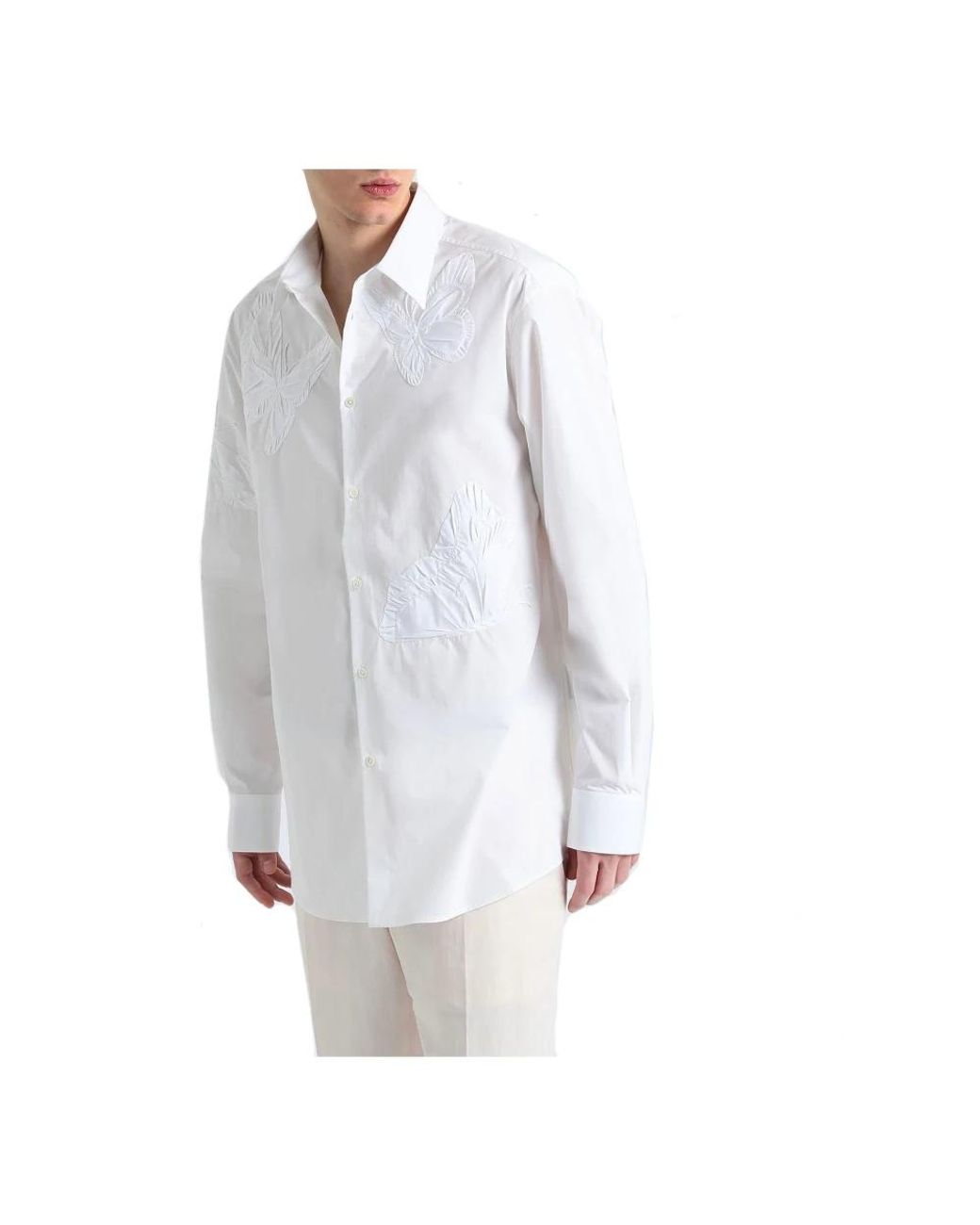 Valentino White Casual Shirts for men