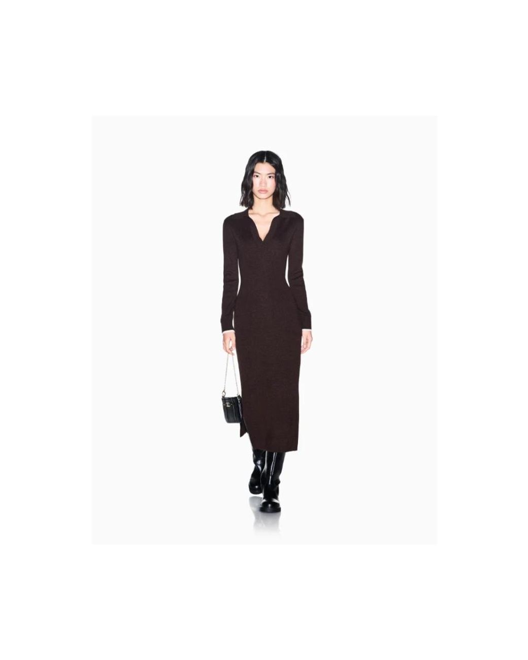 ARMANI EXCHANGE Black Knitted Dresses