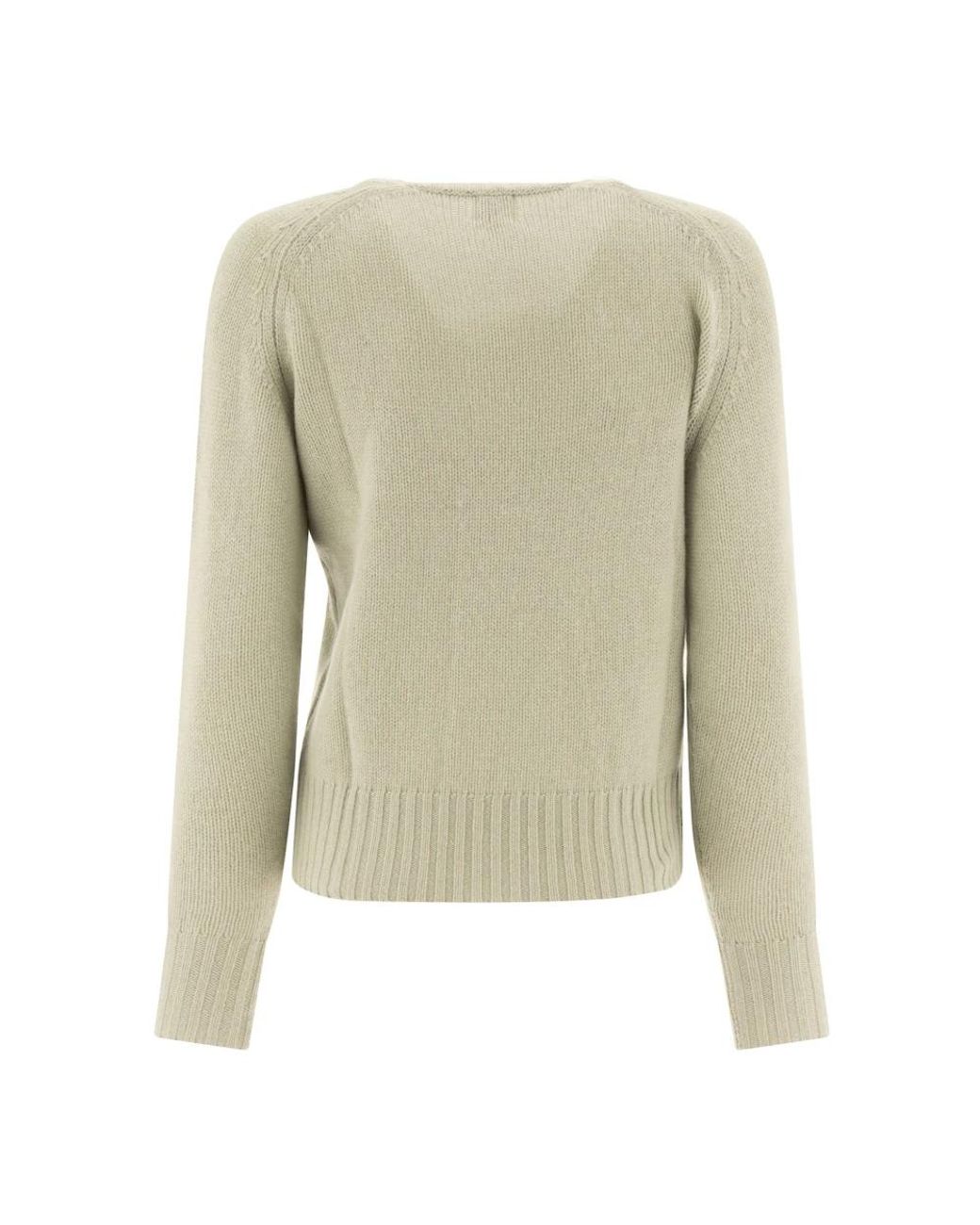 Ines De La Fressange Paris Green Round-Neck Knitwear