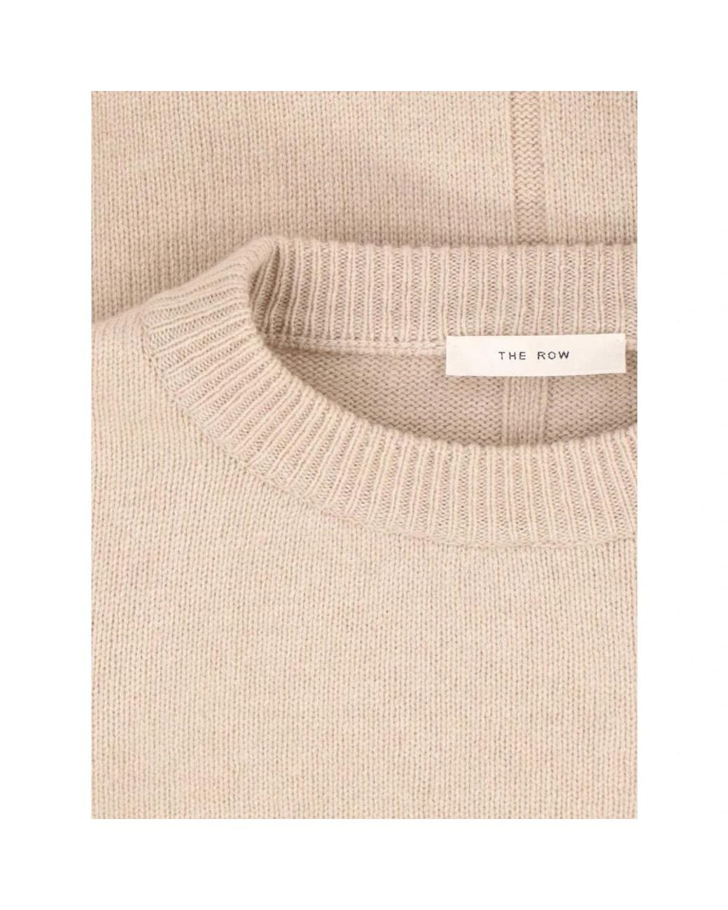 The Row Natural Round-Neck Knitwear