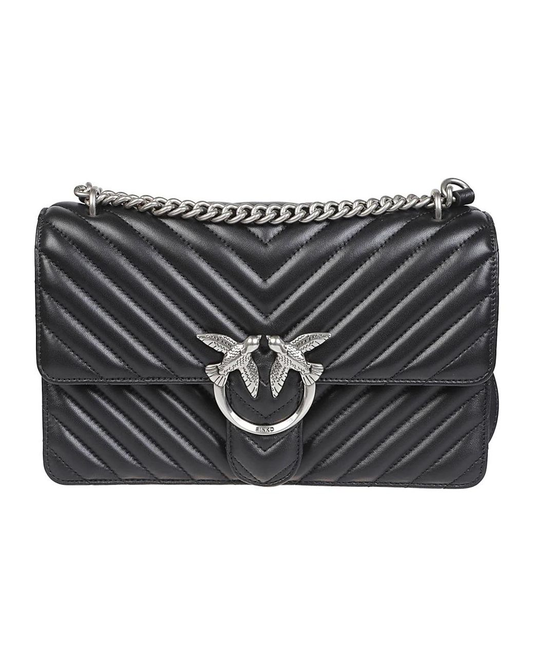 Pinko Metallic Shoulder Bags