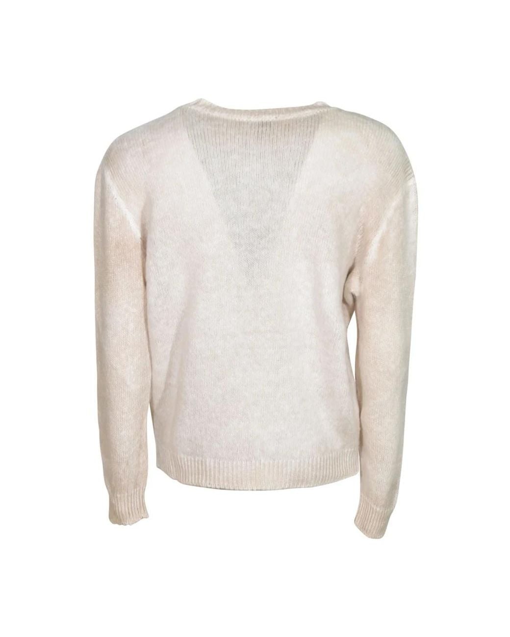 Avant Toi White Round-Neck Knitwear for men