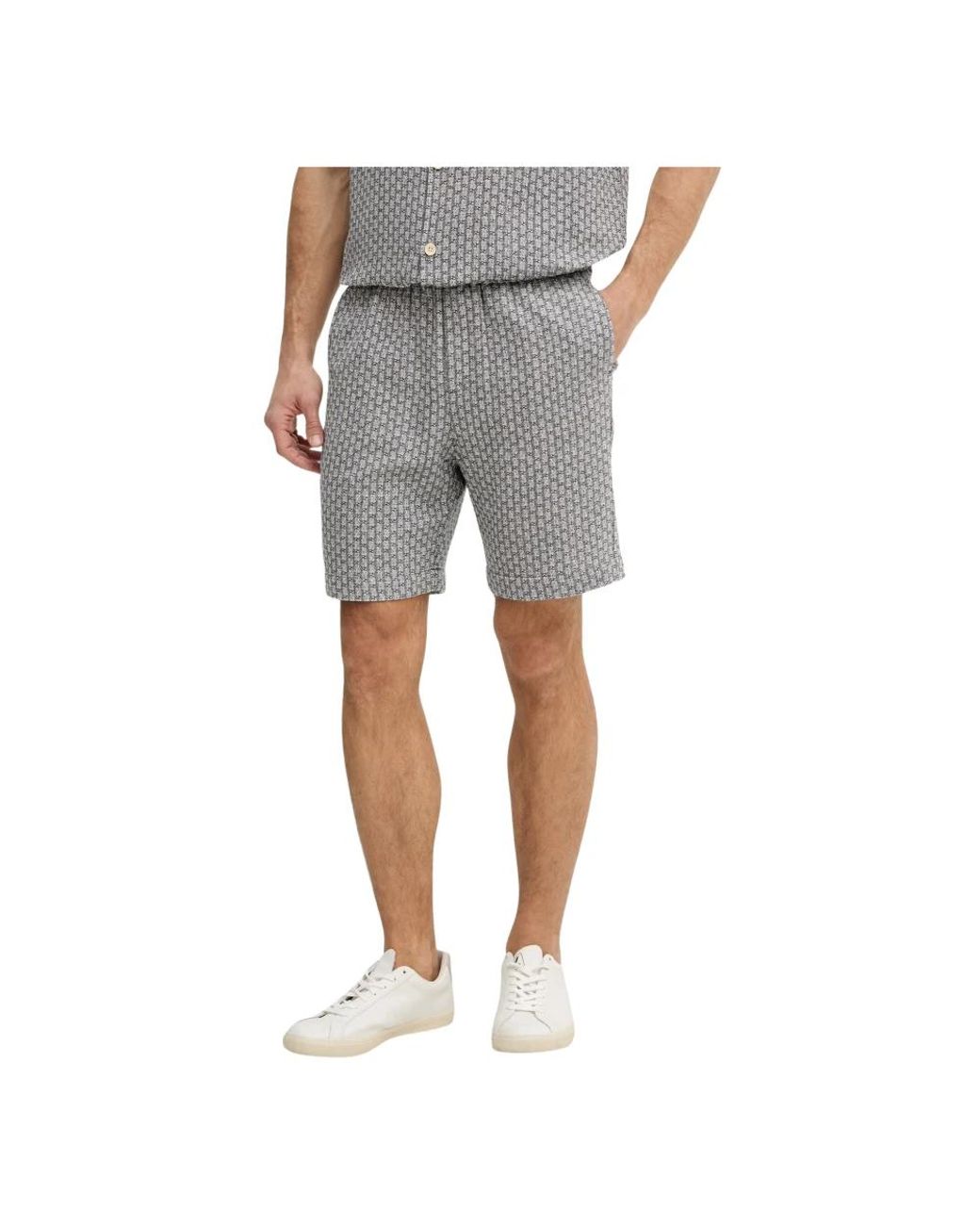 Mos Mosh Floyd Shorts in het Gray voor heren