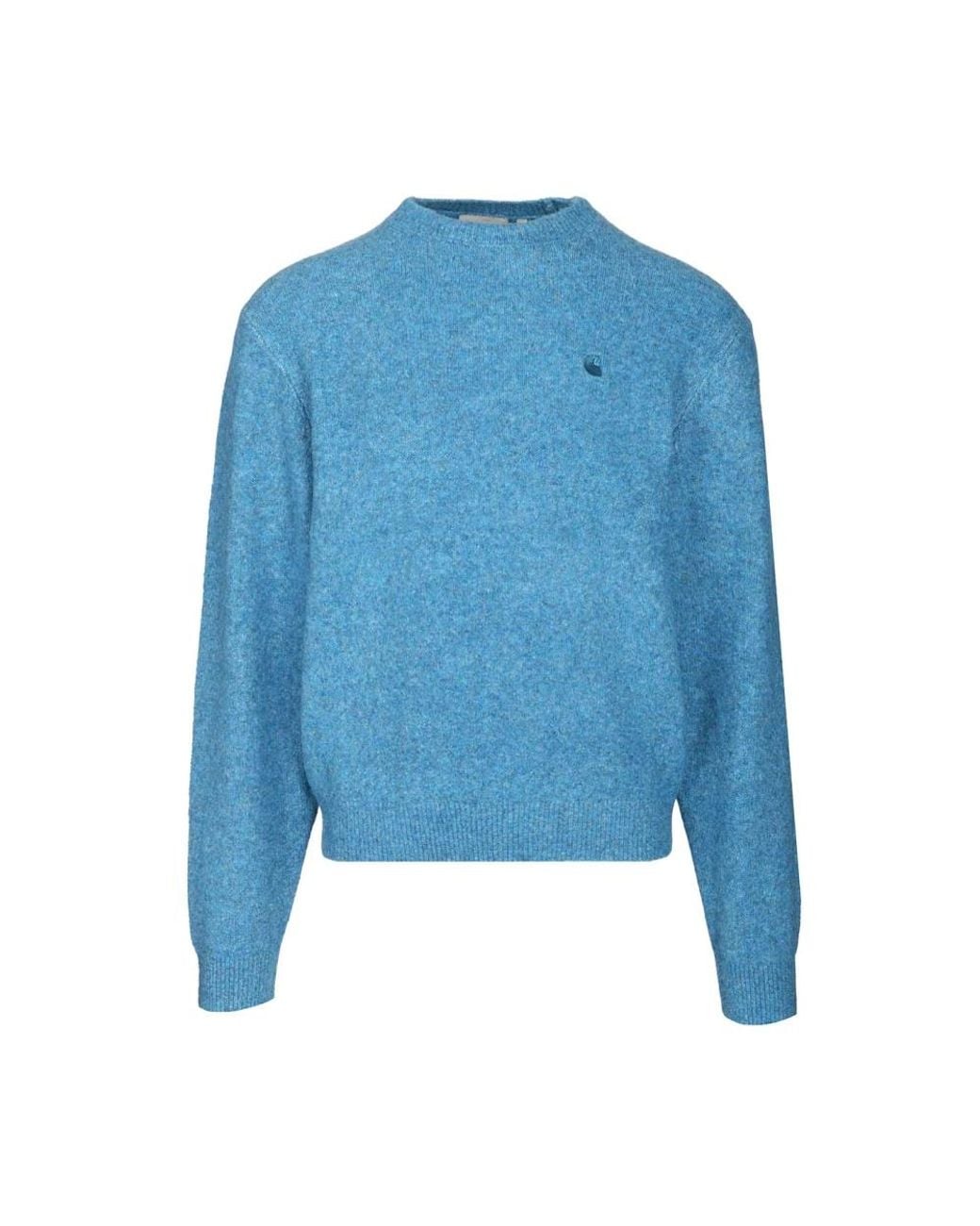 Carhartt Blue Round-Neck Knitwear for men