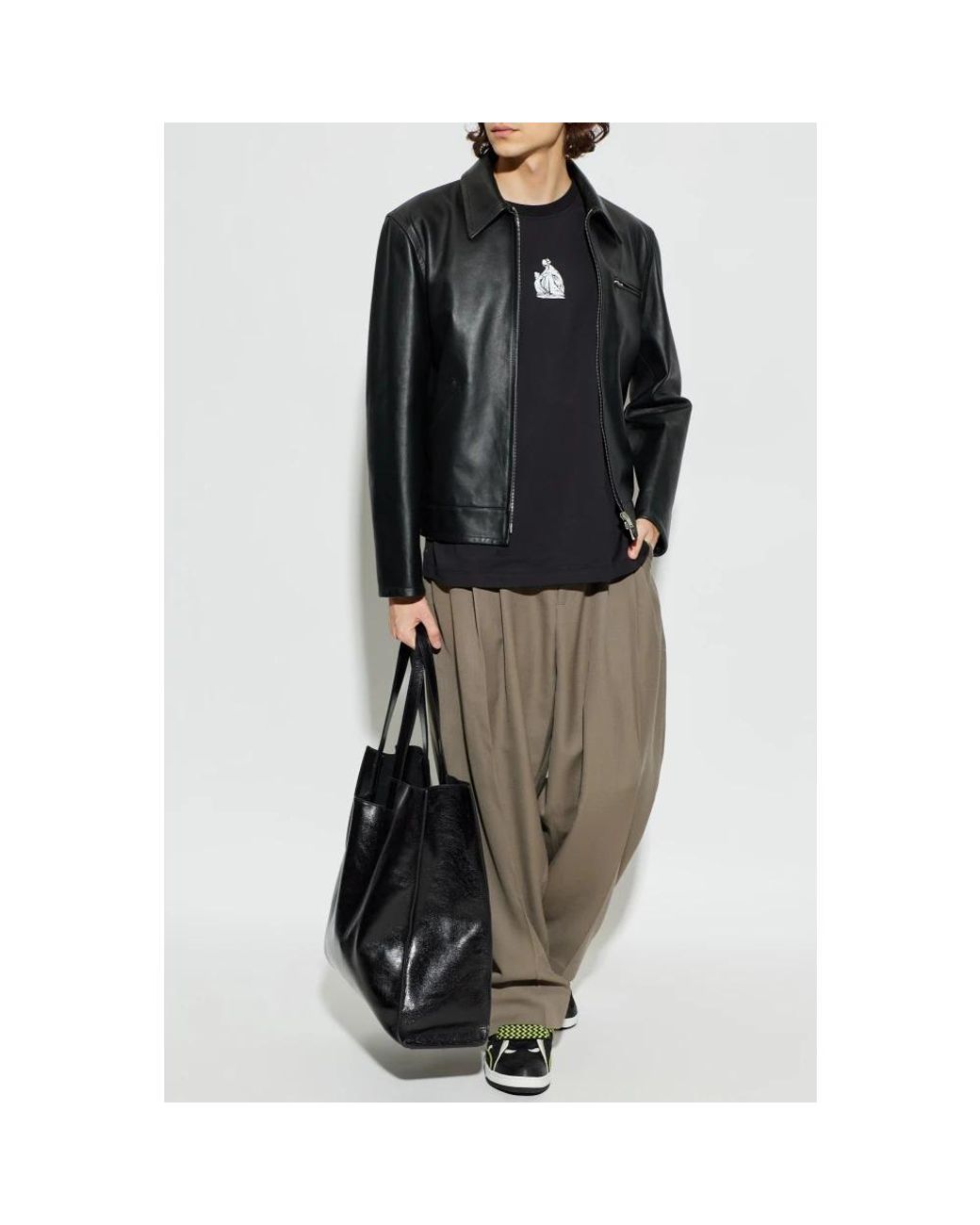 T-Shirts Lanvin de hombre de color Black