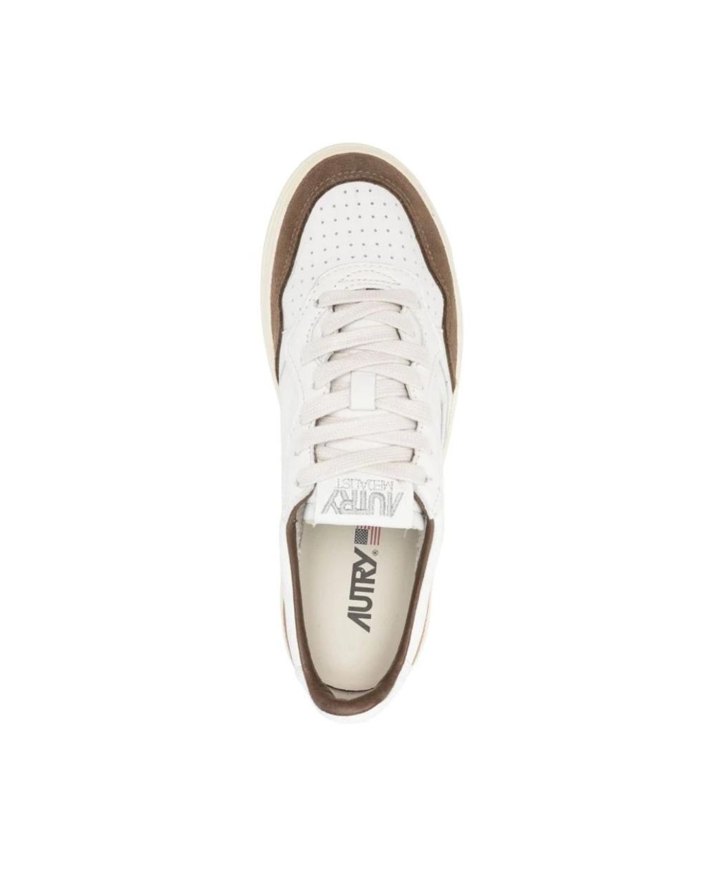 Autry White Medalist Low Sneakers