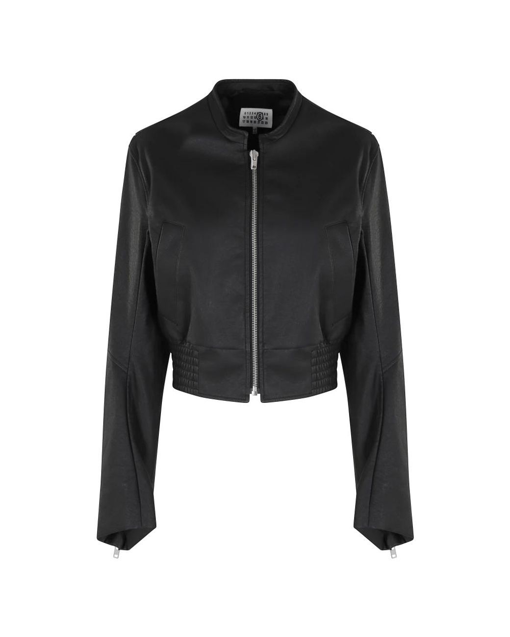 MM6 by Maison Margiela Black Bomber Jackets