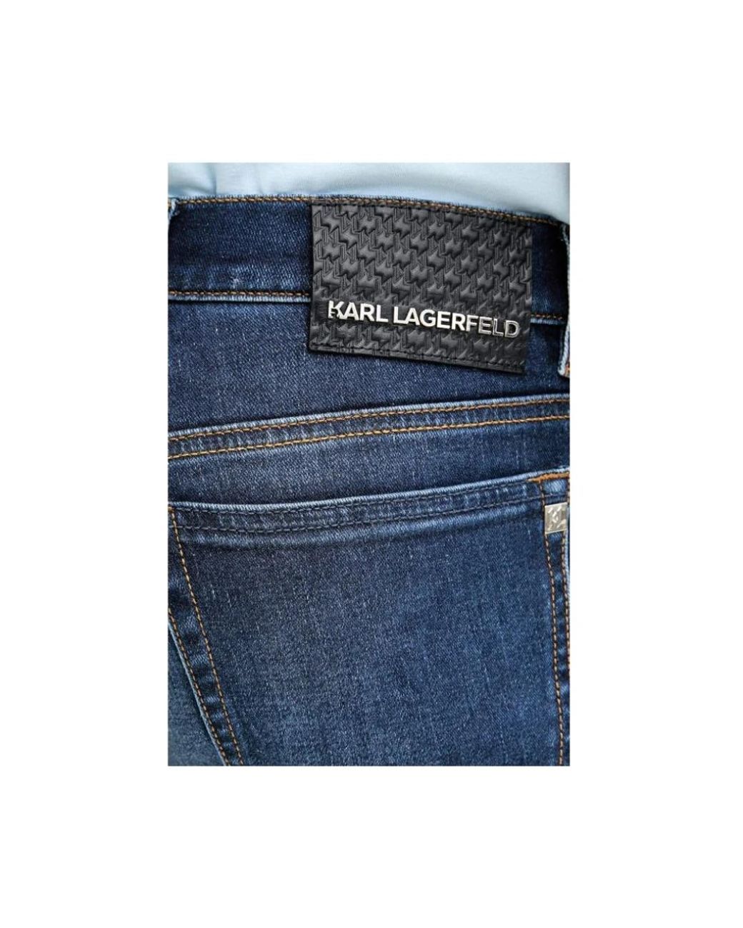 Karl Lagerfeld Blue Slim Fit Jeans for men