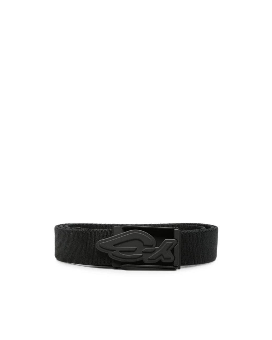 Y-3 Black Klassischer Logo-Gürtel