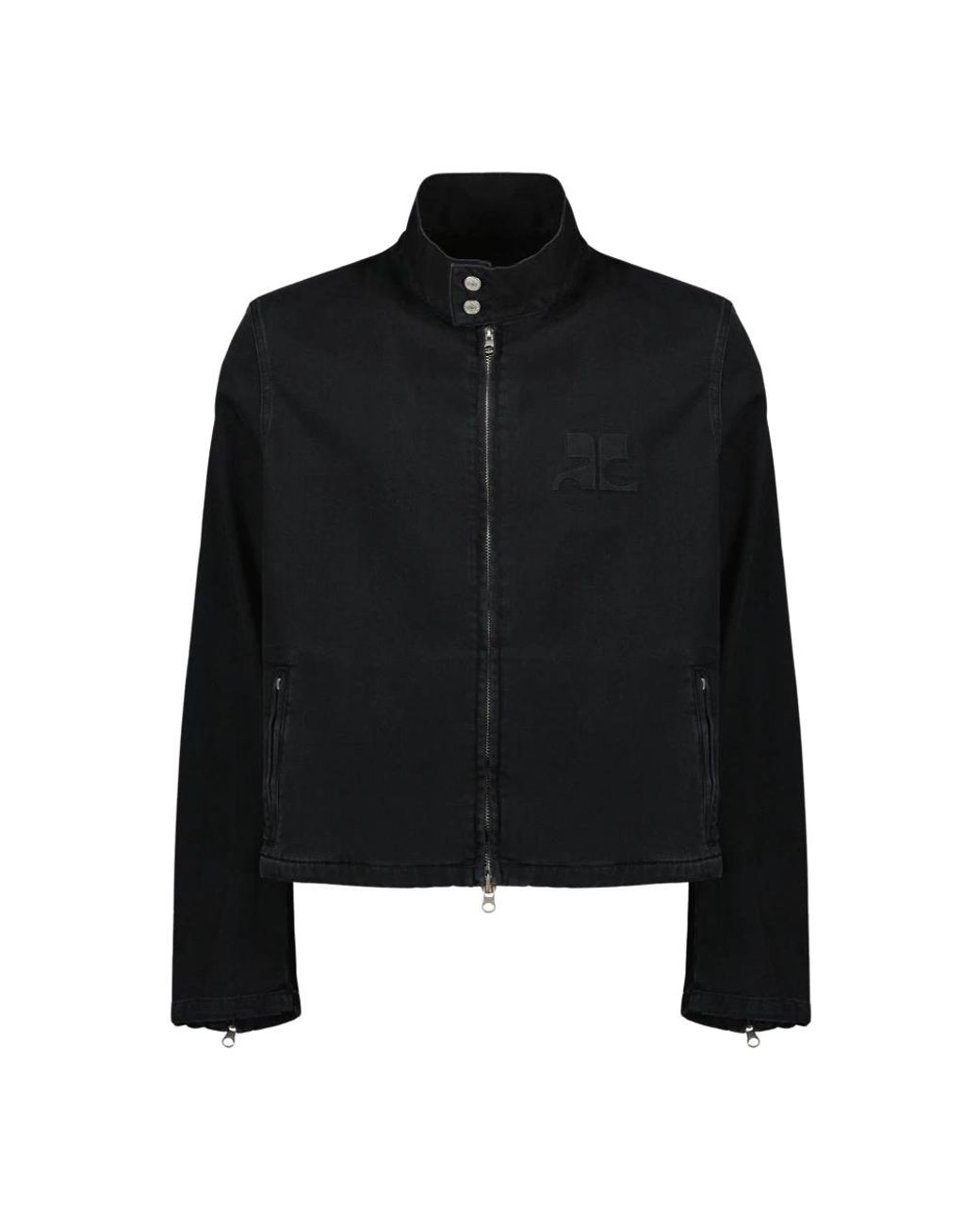 Courreges Black Denim Jackets for men