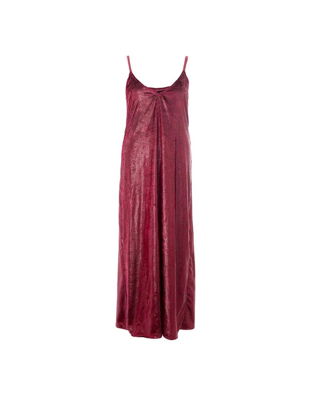 Lardini Elegante Bordeaux Polyester Jurk in het Red