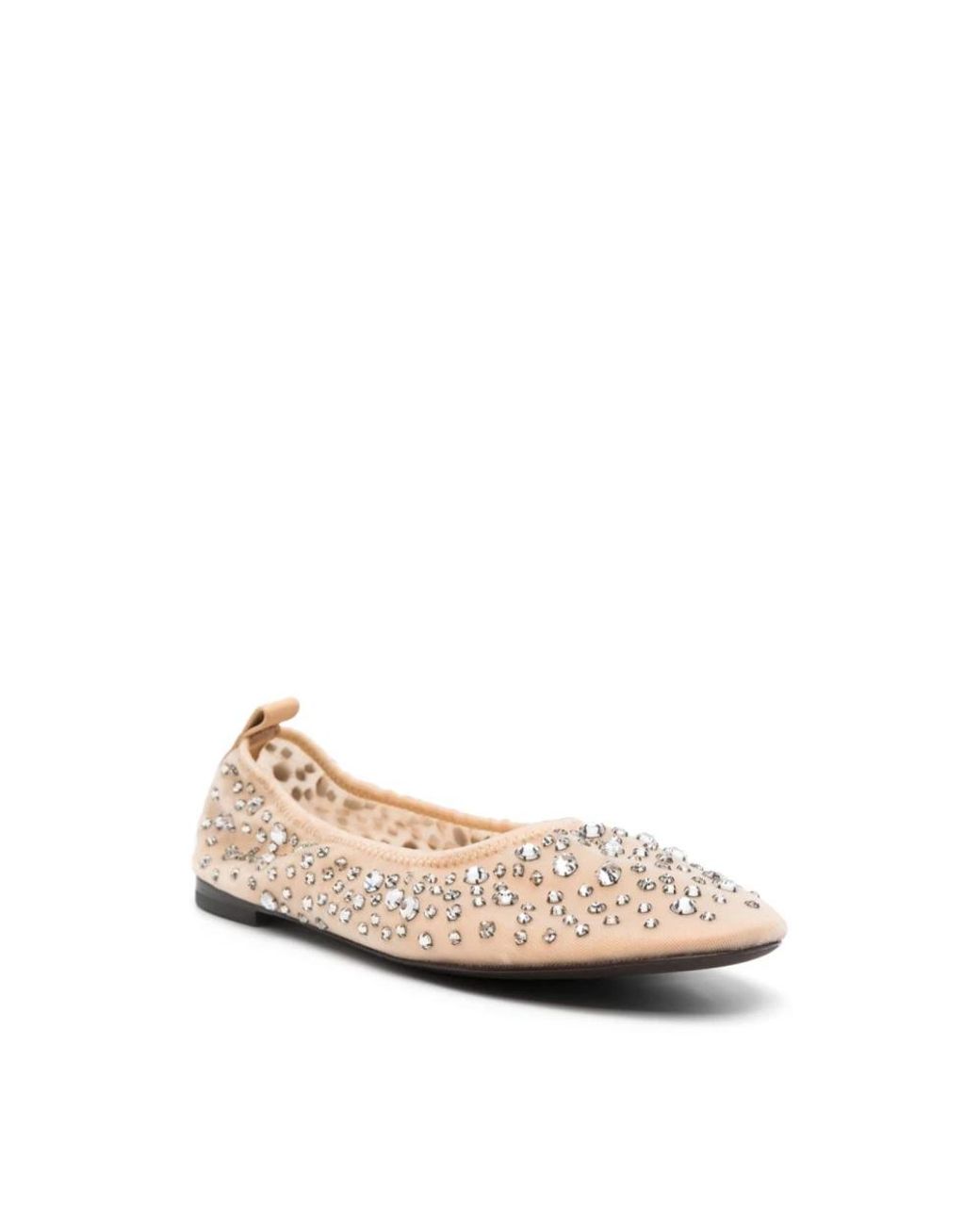 Tory Burch Natural Ballerina Shoes