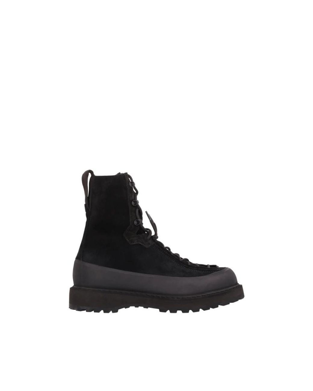 Stone Island Black Lace-Up Boots for men