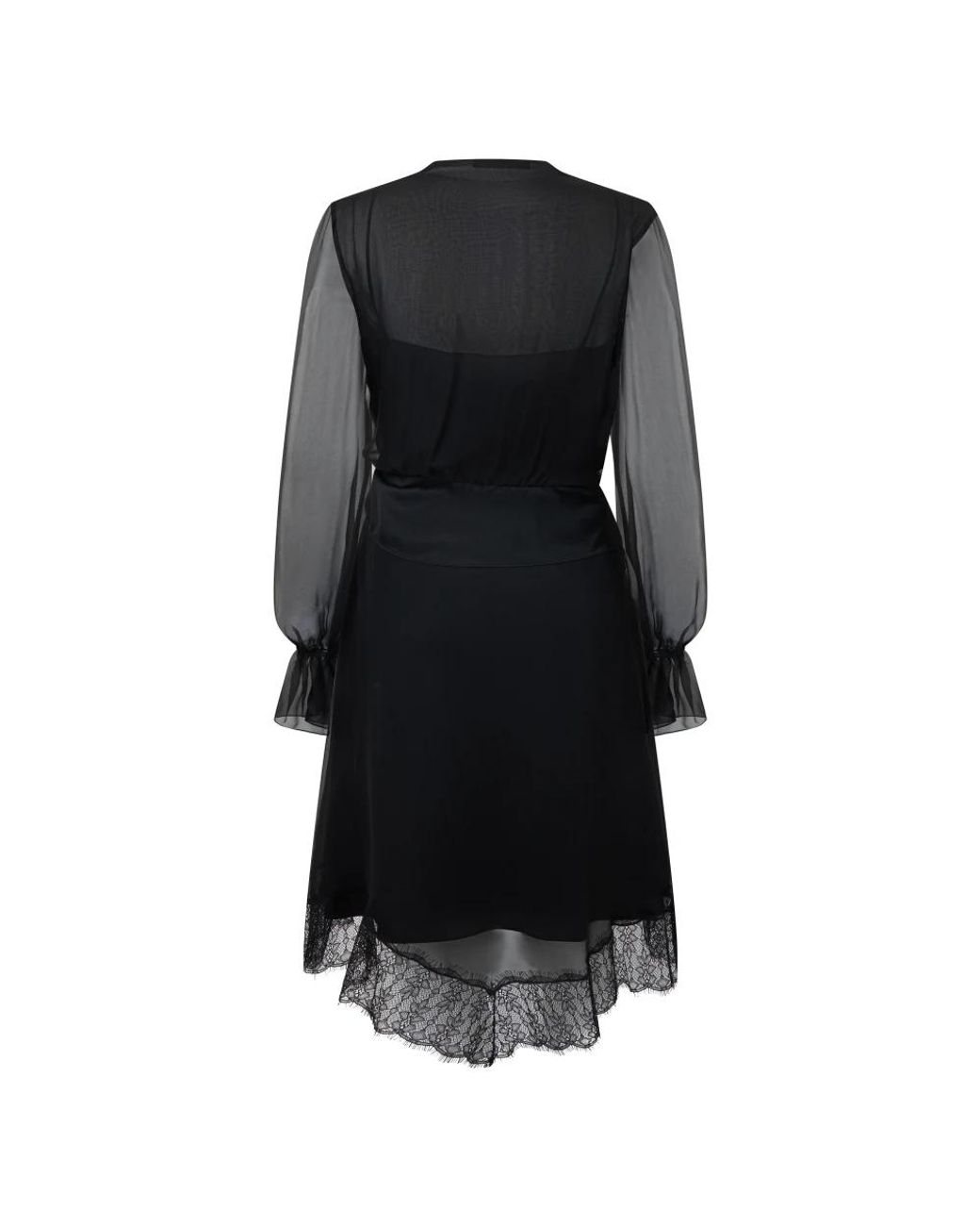 Alberta Ferretti Black Midi Dresses