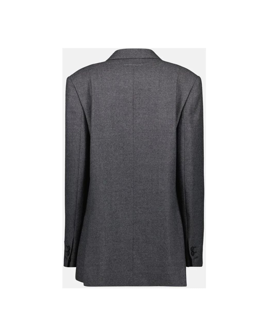 MM6 by Maison Margiela Black Blazers
