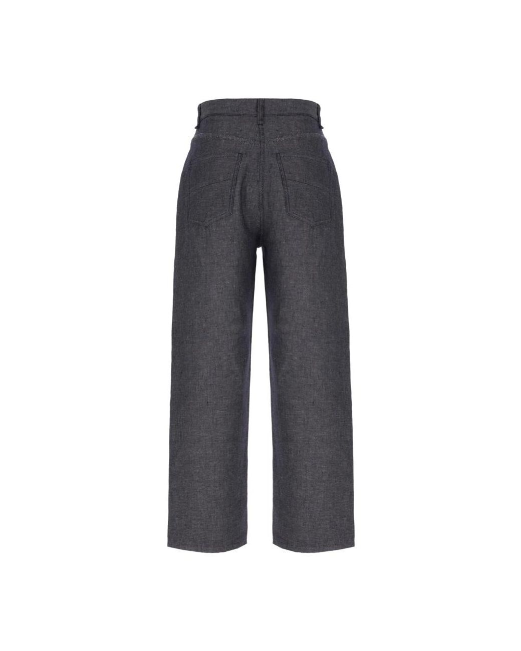 Fendi Gray Wide Jeans for men