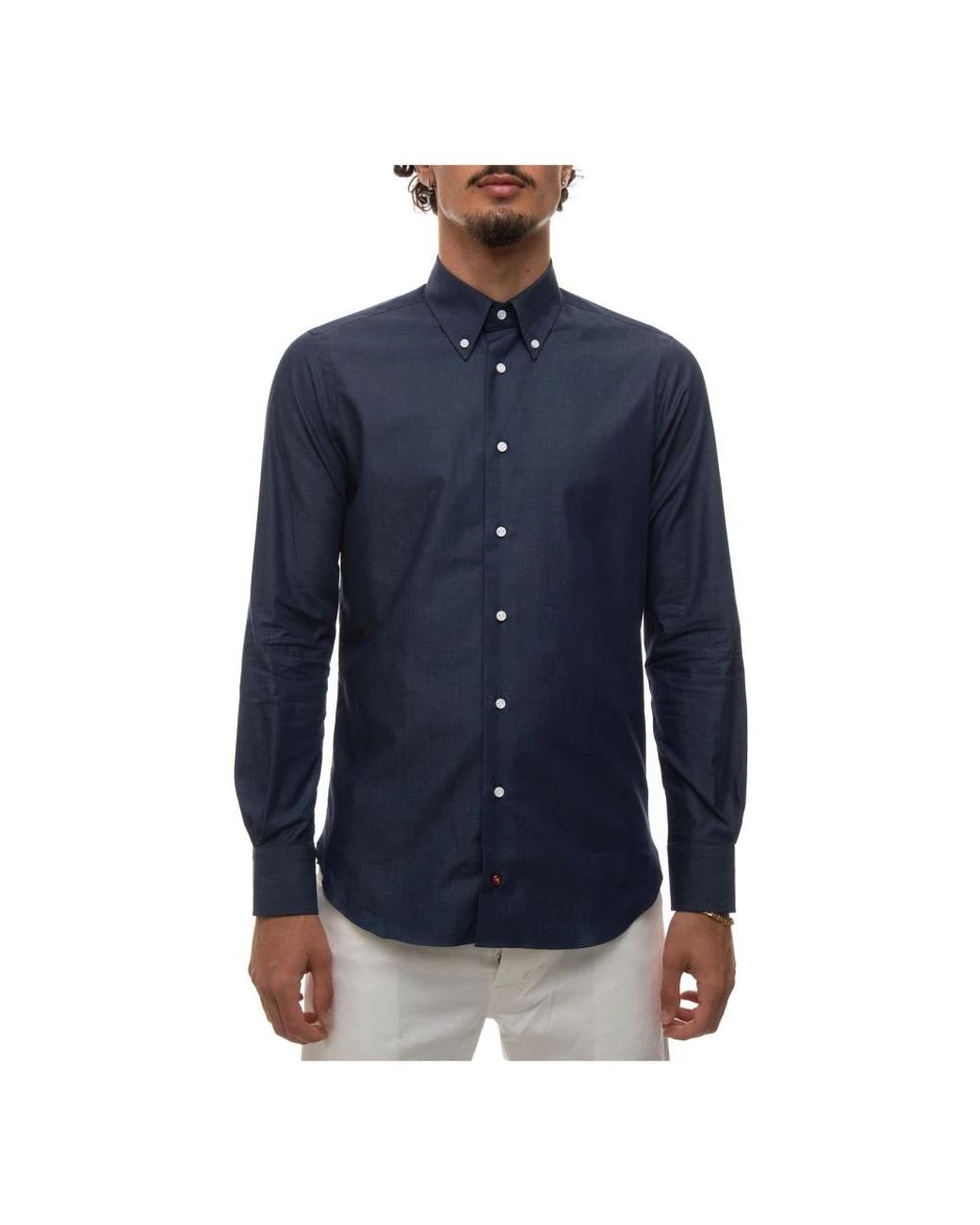 Carrel Blue Casual Shirts for men