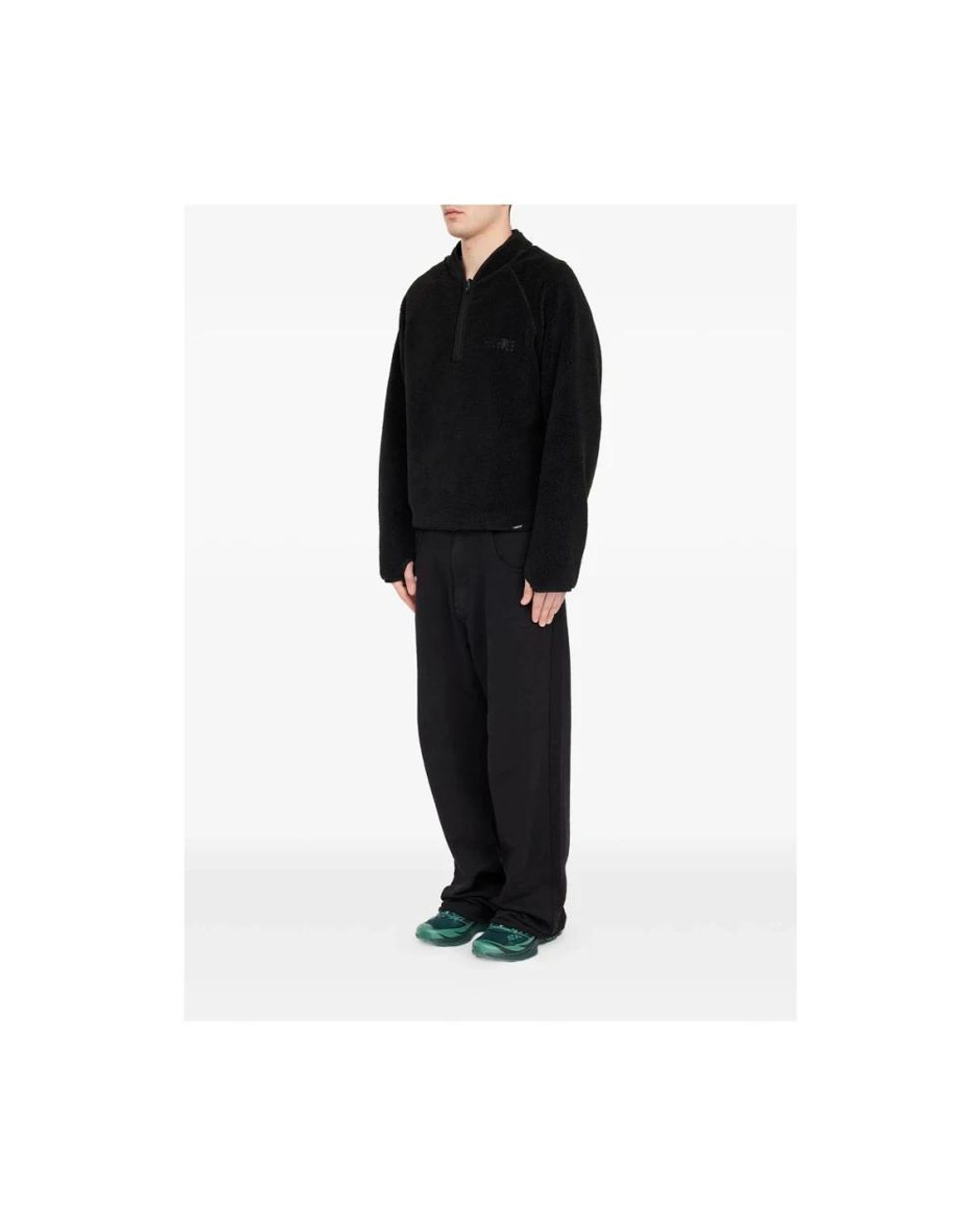 MM6 by Maison Margiela Black Zip-Throughs for men
