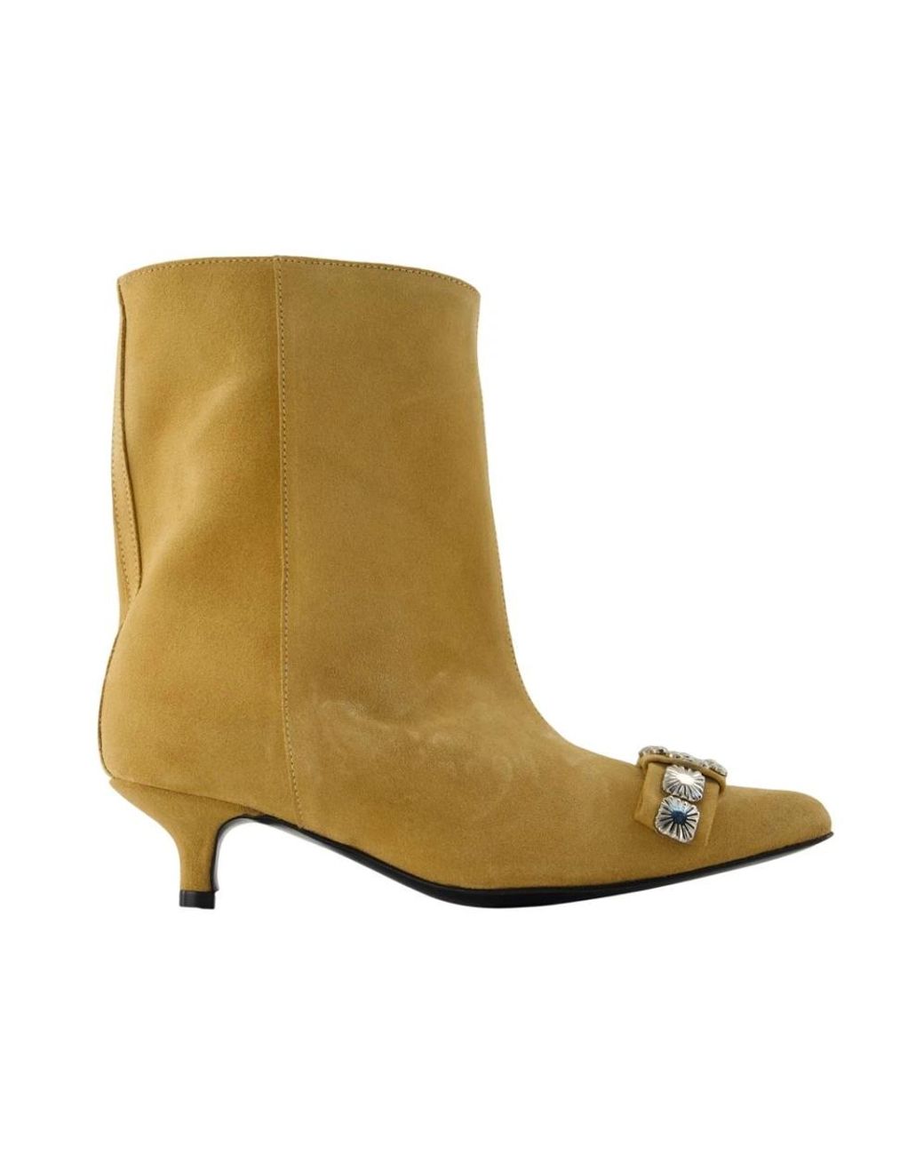 Toga Green Heeled Boots