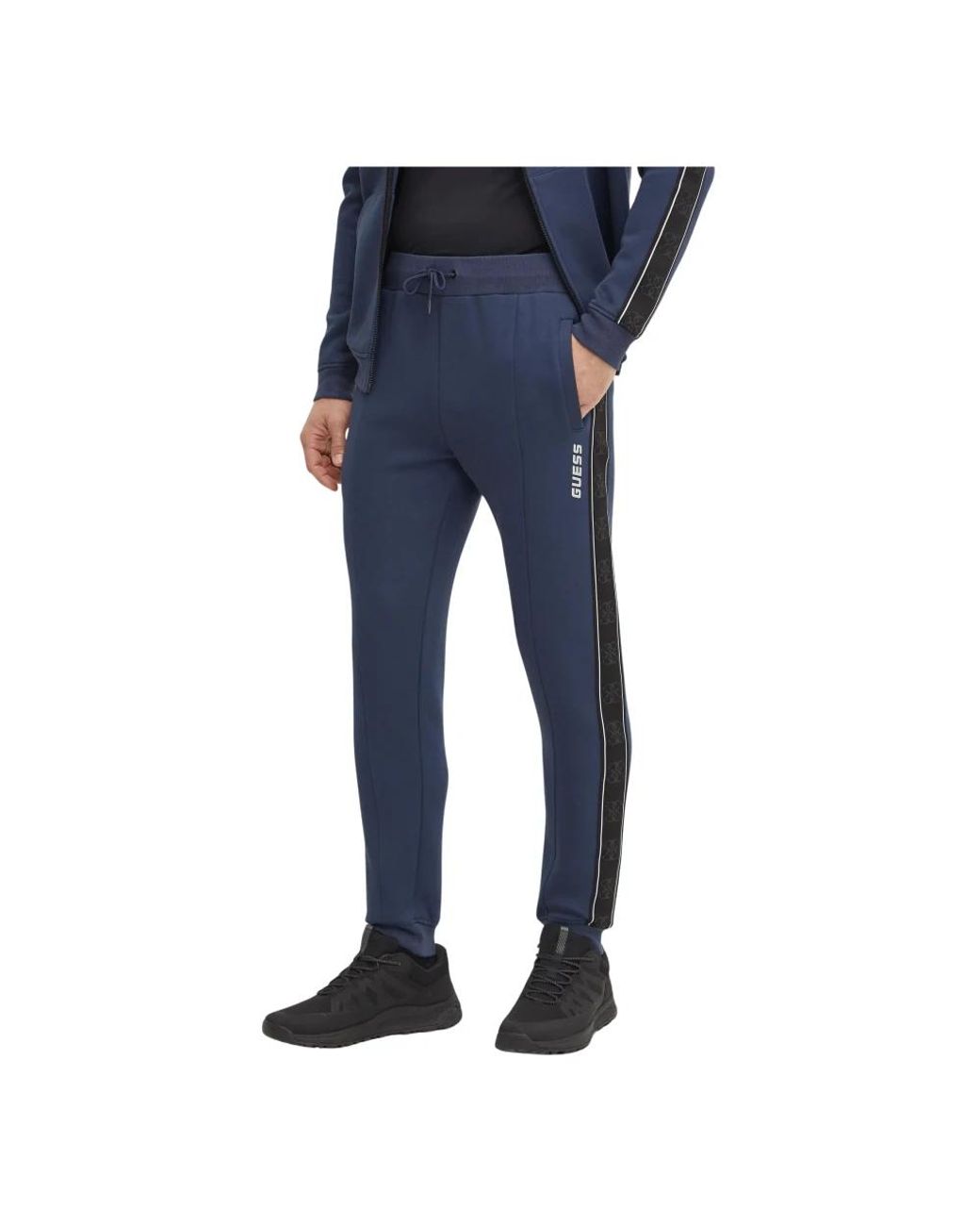Guess Mickey Sweatpants in het Blue voor heren