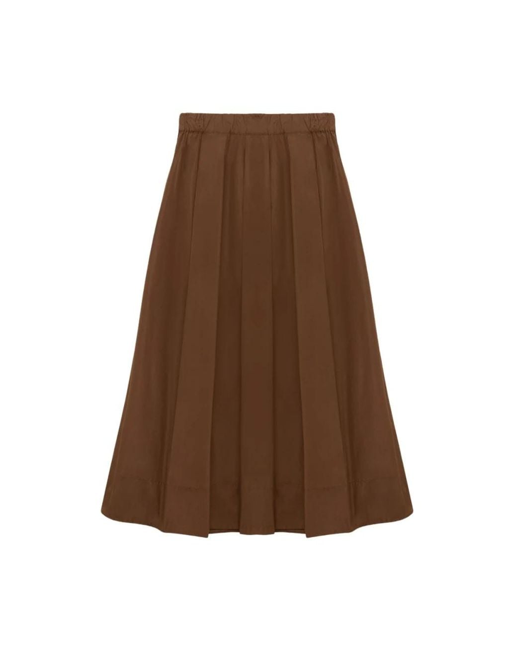 Maxi Skirts Alpha Studio de color Brown