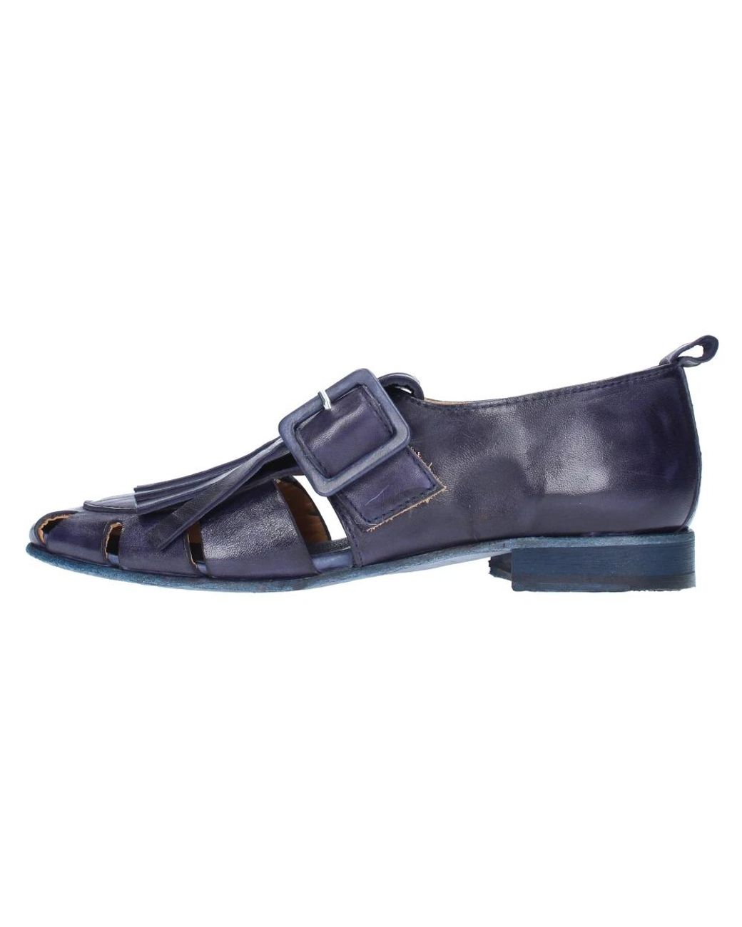 JP/DAVID Blue Flat Sandals