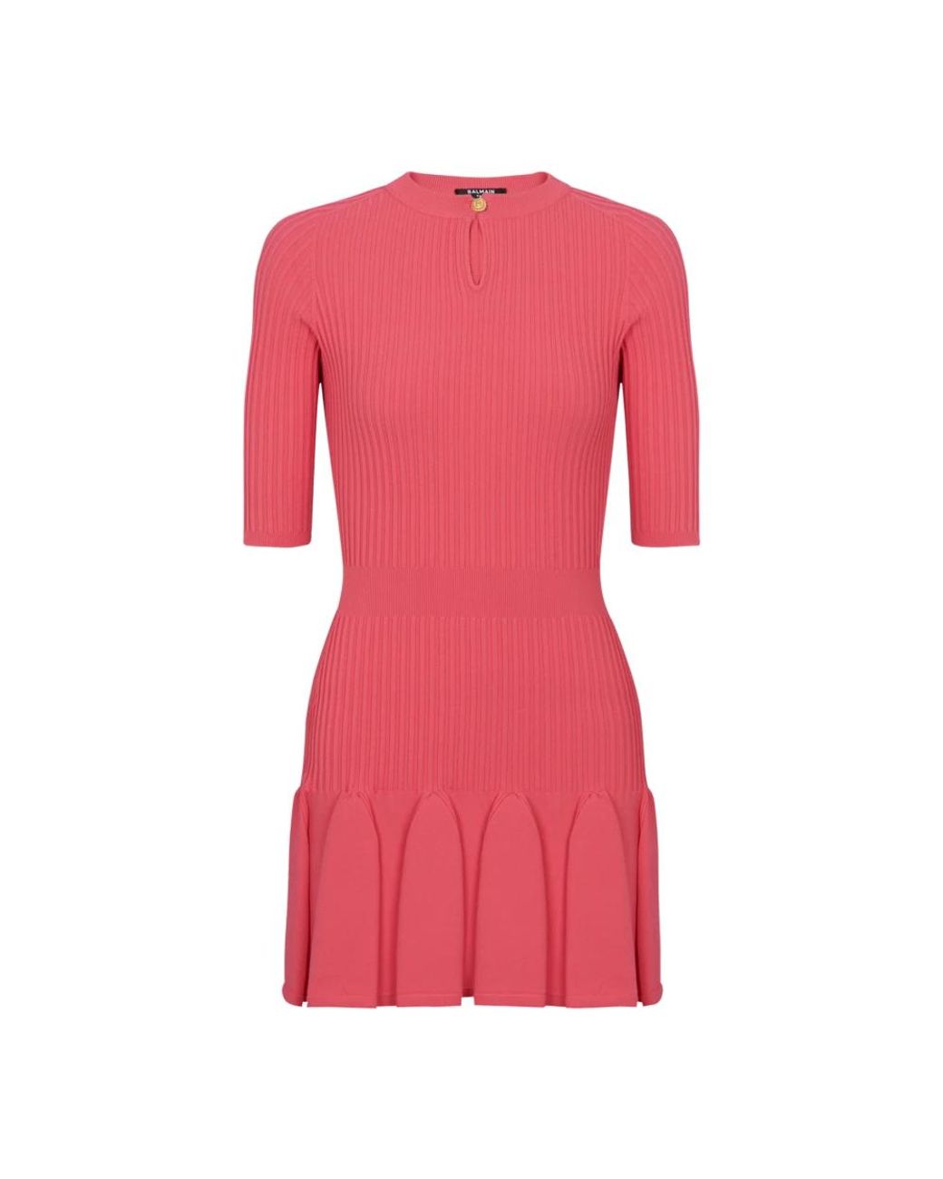 Balmain Knitted Dresses in het Pink