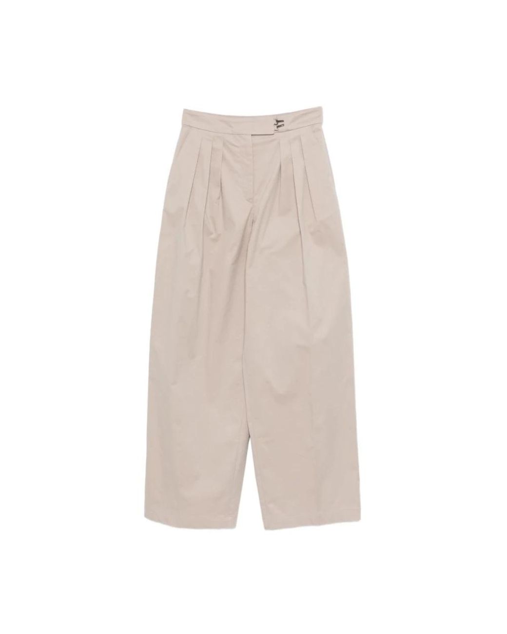 Emporio Armani Natural Wide Trousers