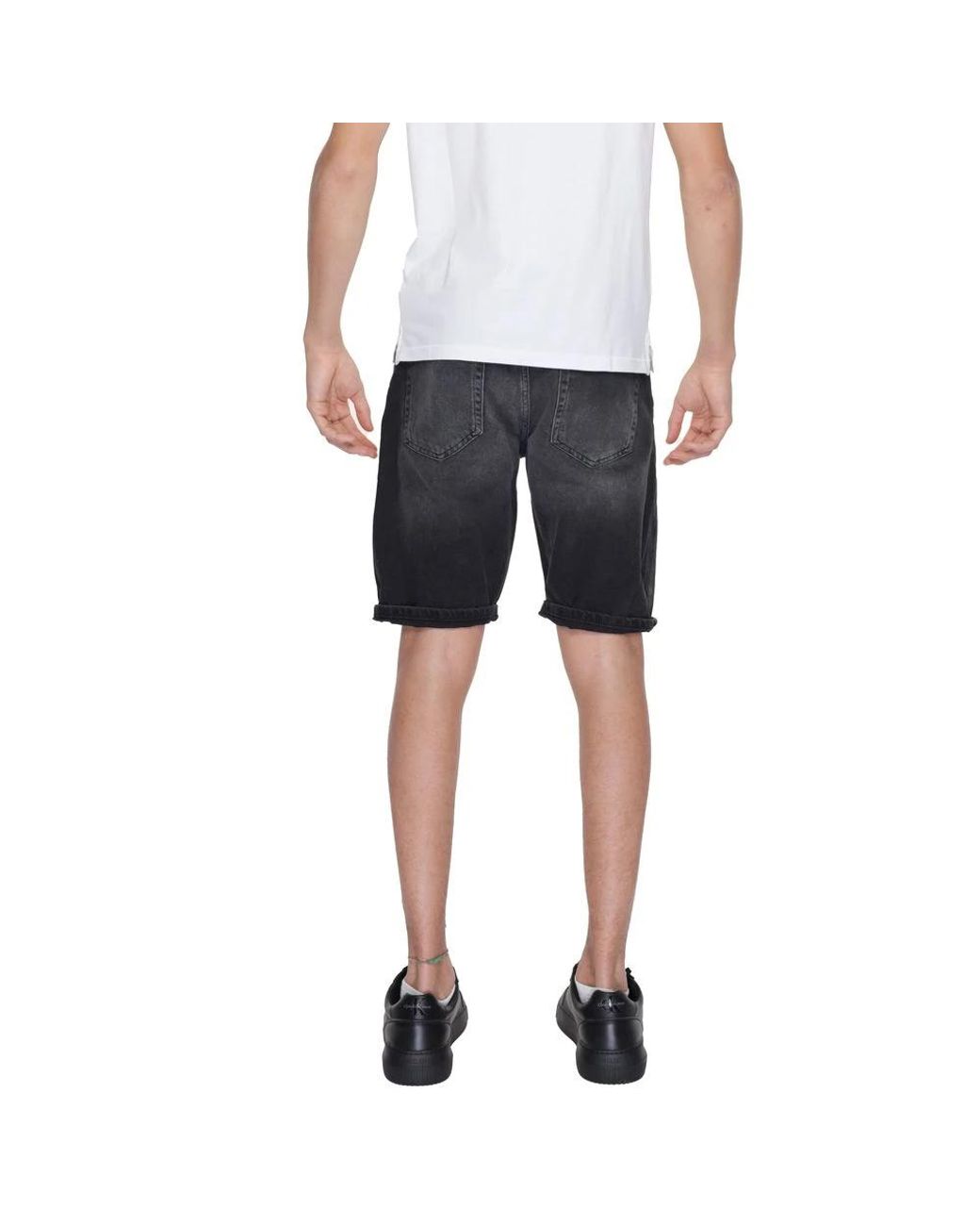 Antony Morato Blue Denim Shorts for men