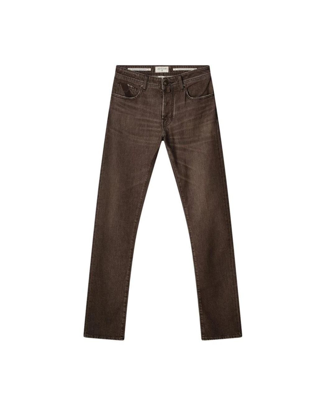 Jacob Cohen Brown Slim Fit Jeans for men