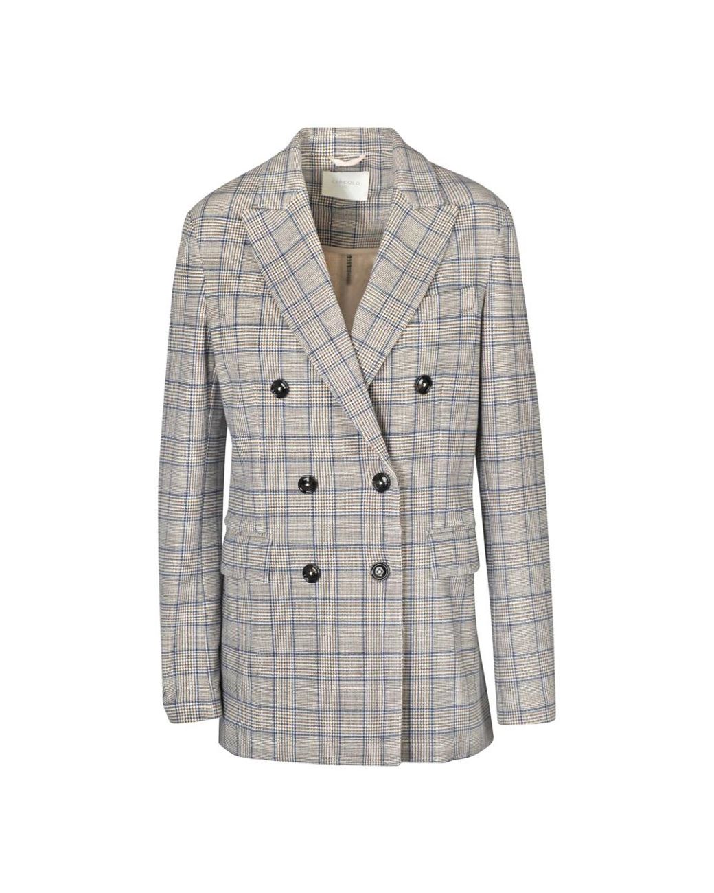 Circolo 1901 Gray Blazers