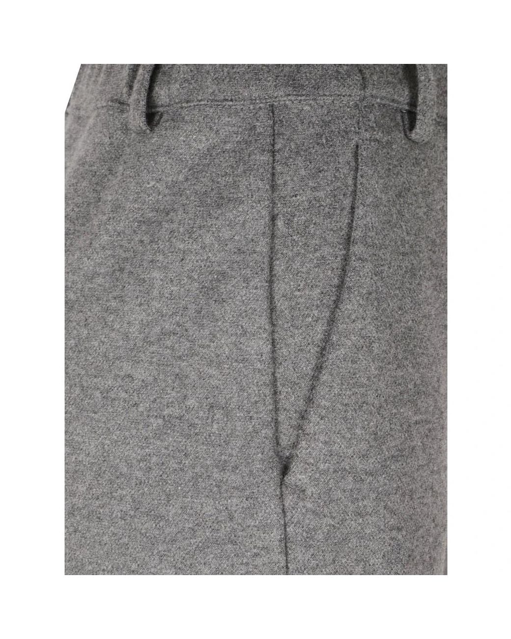 Weekend by Maxmara Gray Straight Trousers