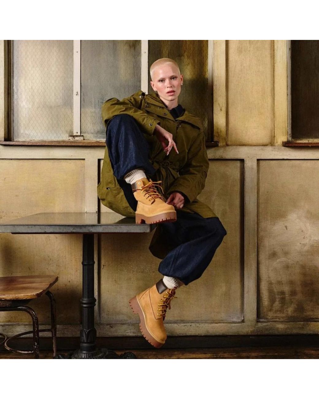 Timberland Brown Lace-Up Boots