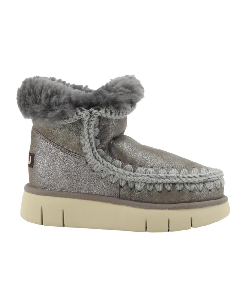 Mou Schoenen ,Grijs ,Leer Eskimo 18 Bounce in het Gray