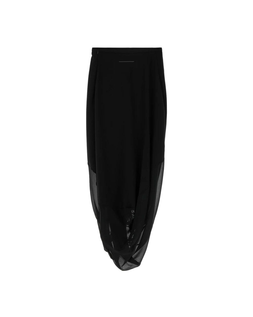 MM6 by Maison Margiela Black Midi Skirts