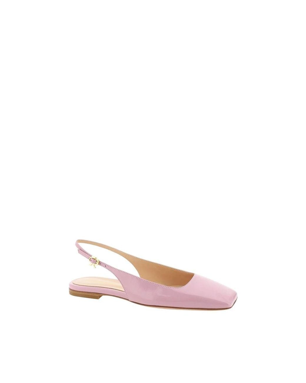 Gianvito Rossi Pink Ballerina Shoes