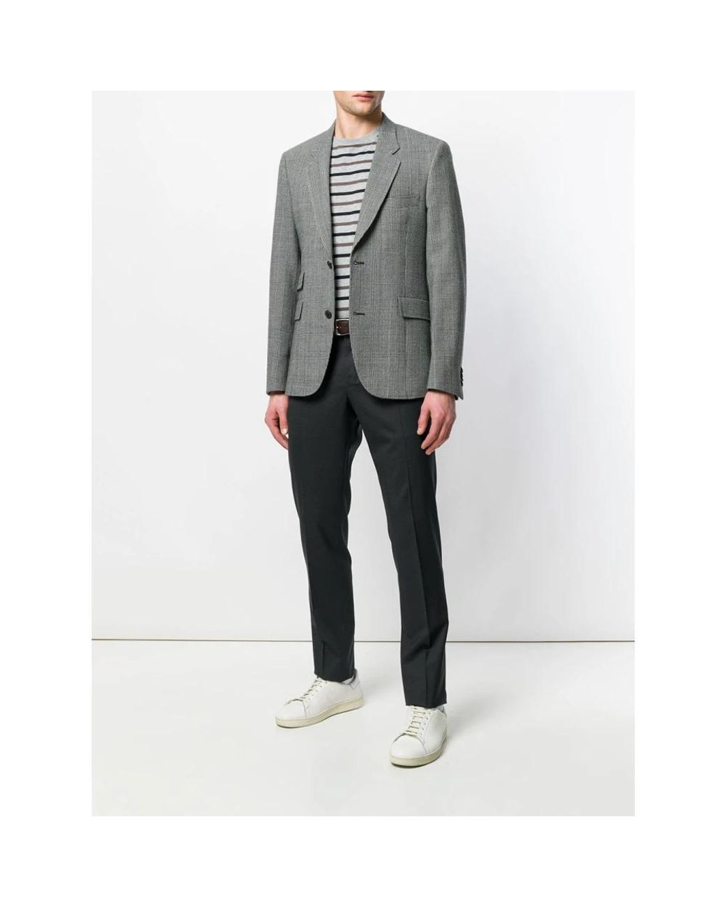 Incotex Black Suit Trousers for men
