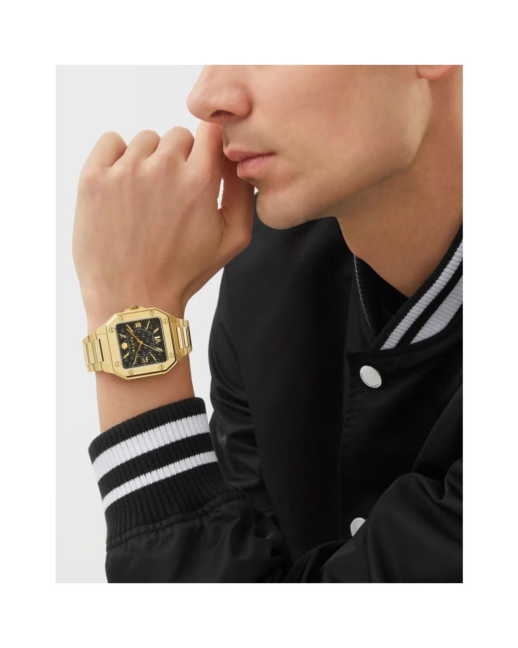 Philipp Plein Metallic Watches for men