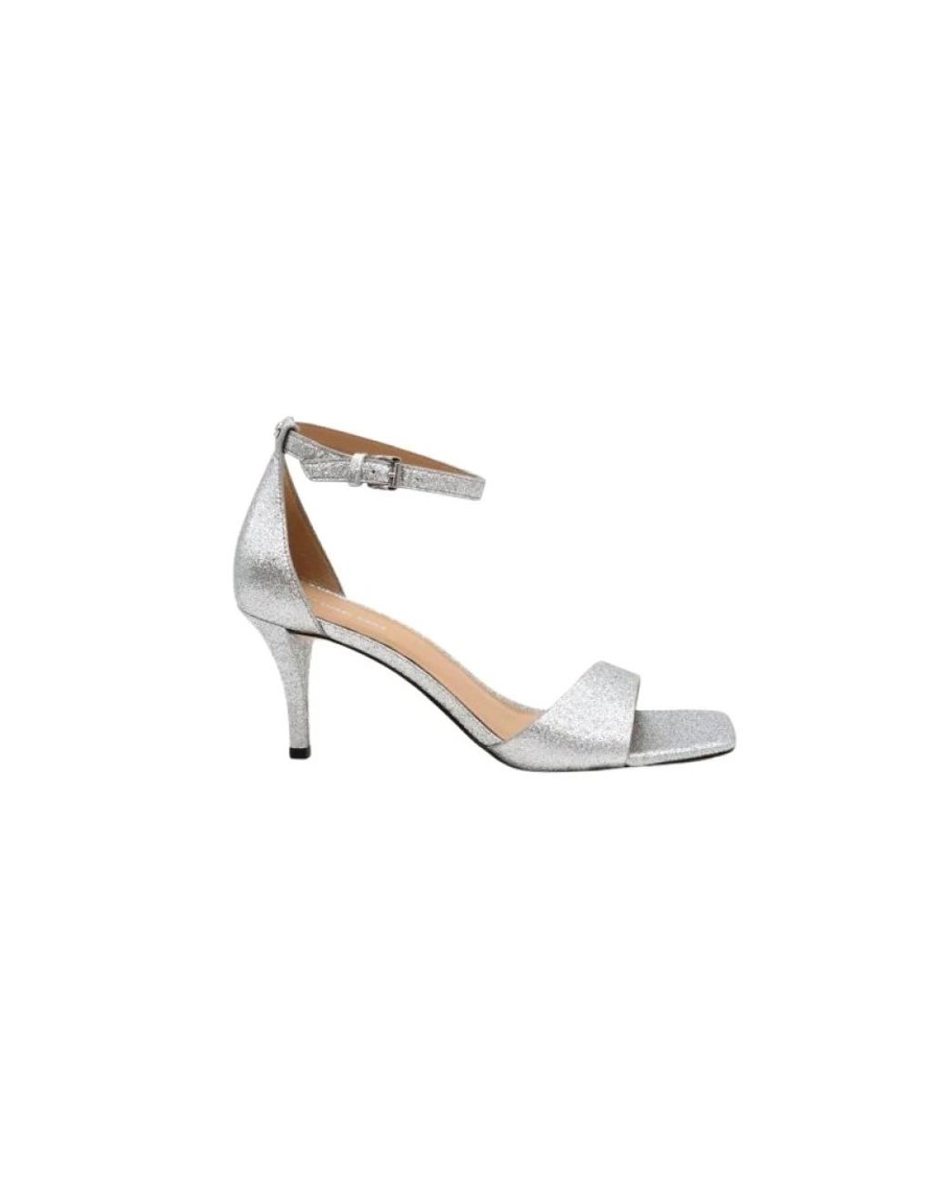 Michael Kors White High Heel Sandals