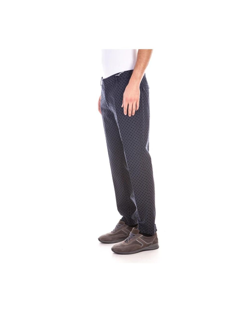 Daniele Alessandrini Blue Suit Trousers for men