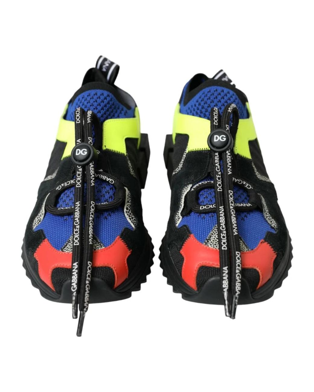 Dolce & Gabbana Green Sorrento Lace Up Sneakers Shoes