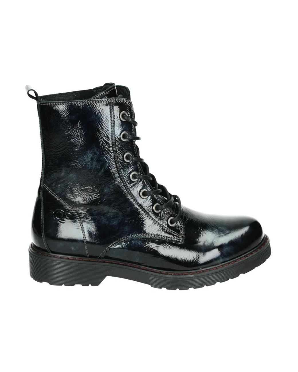 AQA Black A8204 Mid Schnürstiefel