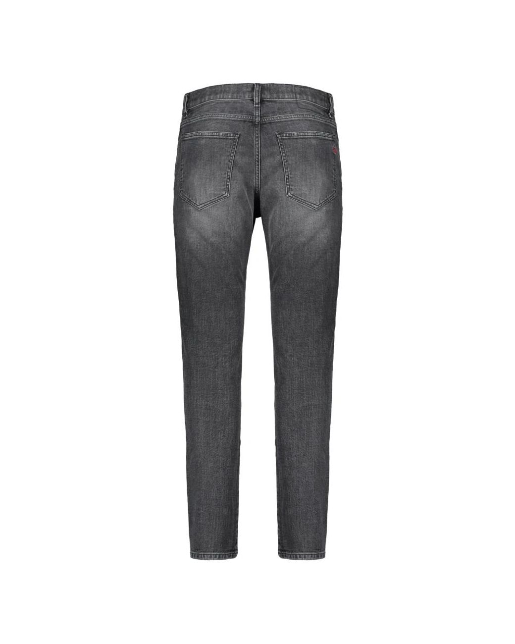 DIESEL Gray Straight Trousers for men