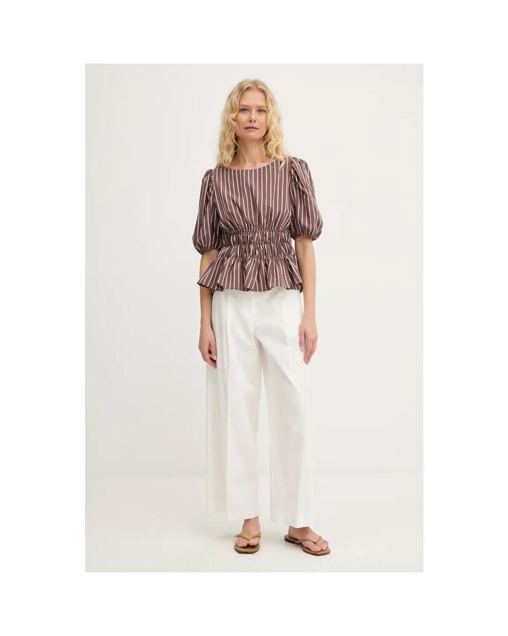 Blouses Pinko de color Brown