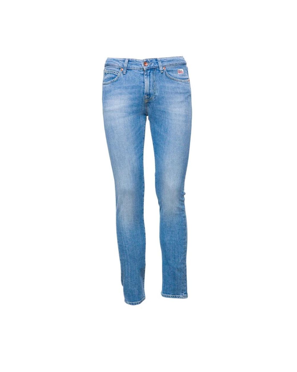 Roy Rogers Slim Fit Jeans in Blue for Men Lyst